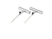Unique Bargains Unique Bargains Stainless Steel Car Tubeless Tire Repair Plug Rasper Needle Tool 2 Pcs Unique Bargains Unique Bargains Stainless Steel Car Tubeless Tire Repair Plug Rasper Needle Tool 2 Pcs