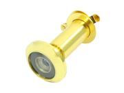 200 Degree Wide Angle Security 35 55mm Door Viewer Peep Hole Gold Tone