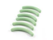 Unique Bargains Rubber Eyelash Curler Refill Cushion Pad Replacement Green 6 Pcs