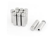 12 Pcs Silver Tone Stainless Steel 12mm x 40mm Advertising Nail Class Standoff