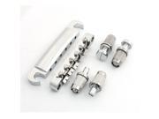 Silver Tone Guitar Tune O matic Bridge Tailpiece Tail Set for Gibson Les Paul SG