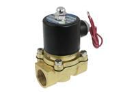 NC 3 4 Port 2 Position 2 Way Water Air Oil Electric Solenoid Valve AC 220V