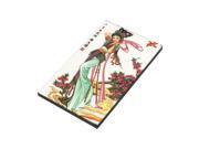Unique Bargains Chinese Traditional Lady in Green Dress Print Art Wall Sticker Tile Home Decor