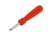Unique Bargains Red Plastic Grip Tire Valve Core Remover Wrench Installer Tool for Auto Vehicle