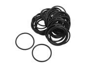 Unique Bargains 50 Pcs 34mm x 39mm x 2.5mm Nitrile Rubber Sealing O Ring Gasket Washer