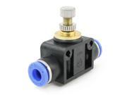 Tube Speed Control Quick Connector Pneumatic Push In Fitting 6mm to 6mm
