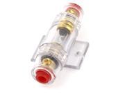 Car Motor Amplifier 60A AGU Fuse Holder Fuseholder Clear