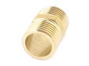 1 2PT Male Thread 30mm x 20mm Tube Hose Piping Straight Joint Connector