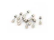 Unique Bargains 10Pcs 250V 5A 5Amp Slow Blow Time Delay Glass Fuses Tubes 5mm x 20mm