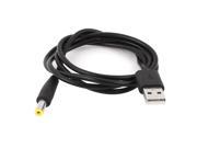 Unique Bargains USB 2.0 Type A Male to 5.5x 2.1mm DC Power Plug Charging Cable Cord 3Ft