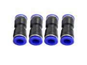 Unique Bargains 2 Pair 8mm 8mm Quick Connector Straight Push In Fittings