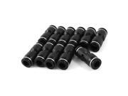 0.31 Hose Push In Straight Coupler Quick Joint Fitting 12 Pcs for Pipe Tube