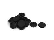 20pcs Black Rubber Closed Blind Blanking Hole Wire Cable Gasket Grommets 32mm