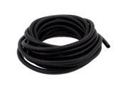 7 Meters Black Automotive Wiring Harness Corrugated Tube Out Diameter 10mm