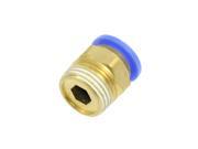 Unique Bargains Air Pneumatic Straight Connector 12mm 0.47 Push in Joint Quick Fitting Coupler