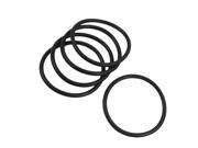 Unique Bargains 5 Pcs x Industrial Flexible Rubber O Ring Seal Washer 75mm x 5mm
