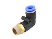 1 4 PT Male Thread Elbow Type Connector Quick Fitting Coupling for 8mm OD Tube