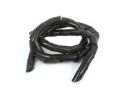 Unique Bargains 20mm x 1.9M Spiral Cable Wire Wrap Band Computer Manage Cord Black