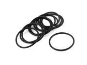 Unique Bargains 5 Pairs 40mm x 2.5mm Black Rubber Oil Seal Sealed O Rings Gasket Washers