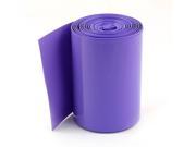 Unique Bargains 10m 33ft Purple PVC Heat Shrink Tubing Wrap 85mm 55mm for 18650 Battery Pack