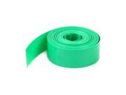 Unique Bargains New 10 Meters 23mm Width PVC Heat Shrink Wrap Tube Green for 1 x AA Battery