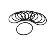 Unique Bargains 10PCS Black Rubber Oil Seal O Ring Sealing Gasket Washers 50mm x 2.4mm