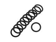 Unique Bargains 10 x Industrial Black Rubber O Ring Seal Washer 16mm x 2mm