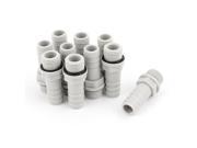 10pcs 1 4BSP to 10mm Straight In Line Barbed Air Fuel Hose Joiner Tube Connector