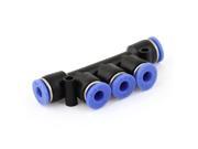 Unique Bargains 4mm Push in Plastic Quick Fitting Couolings Connector