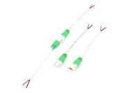 Unique Bargains 2 Pairs LED Strip 2Pin Male Female Waterproof Connector Cable Wire White Green Unique Bargains 2 Pairs LED Strip 2Pin Male Female Waterproof Connector Cable Wire White Green