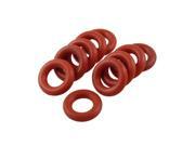 Unique Bargains 10 Pcs 15mm Outside Diameter 3.5mm Thickness Silicone O Ring Seal