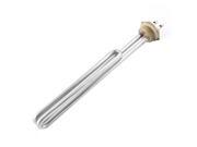 AC 220V 3KW Electric Heating Water Boiler Heater Element Silver Tone
