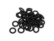 Unique Bargains 50 Pcs Black Nitrile Rubber O Ring NBR Washer Gaskets 18mm x 3.5mm