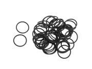 Unique Bargains 50 Pcs 11mm x 13mm x 1mm Nitrile Rubber NBR Sealing O Ring Gasket Washer
