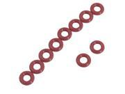 Unique Bargains 9mm x 4mm x 2.5mm Red Rubber O Shaped Rings Oil Seal Gasket Washer 10 Pcs