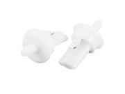 2x Freezer SPST Normal Close Round Mount Momentary Door Light Switch AC250V 2.5A