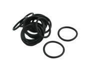 Unique Bargains 20pcs 20.6mm x 17mm x 1.8mm Rubber O Ring Oil Seal Gasket Replacement
