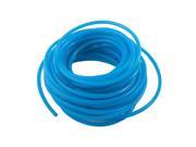 Engine Gas Fuel Oil Injection PU Line Tubing Tube Hose 4mmx6mm Dia 50Ft Blue