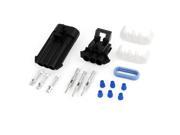 Unique Bargains Kits 3 Pin Weather Proof 3 Way Connector Car Scooter ATV UTV RV