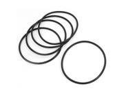 Unique Bargains 5x Flexible Rubber O Ring Seal Washer Gasket Black 125mm x 5mm