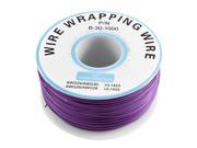P N B 30 1000 305M Long Insulation Test Wrapping Wire Wrap Spool Reel Purple