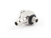 Unique Bargains Elbow Design Pneumatic Quick Coupler Adapters 3mm Male Thread for 4mm Air Tube