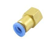 Unique Bargains Straight Quick Connector Pneumatic Fitting 8mm to 1 4 PT Female Threaded