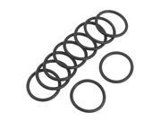 Unique Bargains 10pcs 27mm Outside Dia 2.5mm Thickness Rubber Oil Filter Seal Gasket O Rings