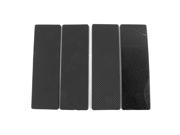 Unique Bargains 4Pcs Black Tables Chairs Furniture Protection Round Pad Protector