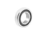 Unique Bargains Shielded 4mm x 8mm x 2mm Silver Tone Mini Deep Groove Ball Bearing