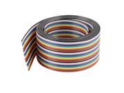 2m 6.5ft 30Pin Rainbow Color Flat Ribbon Cable IDC Wire 1.27mm for Arduino