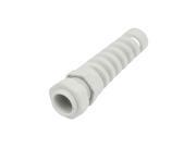 Unique Bargains 0.26 Length Thread White Plastic PG16 Waterproof IP67 Cable Gland