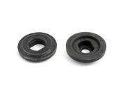 Unique Bargains Round Clamp Inner Outer Flange Set for Marble Cutter Black