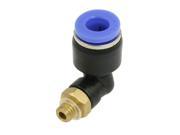Unique Bargains Air Pneumatic Elbow Connector Quick Fitting Coupler for 6mm OD Tube Vdxzl